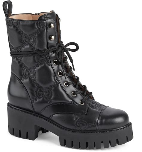 combat boots gucci used